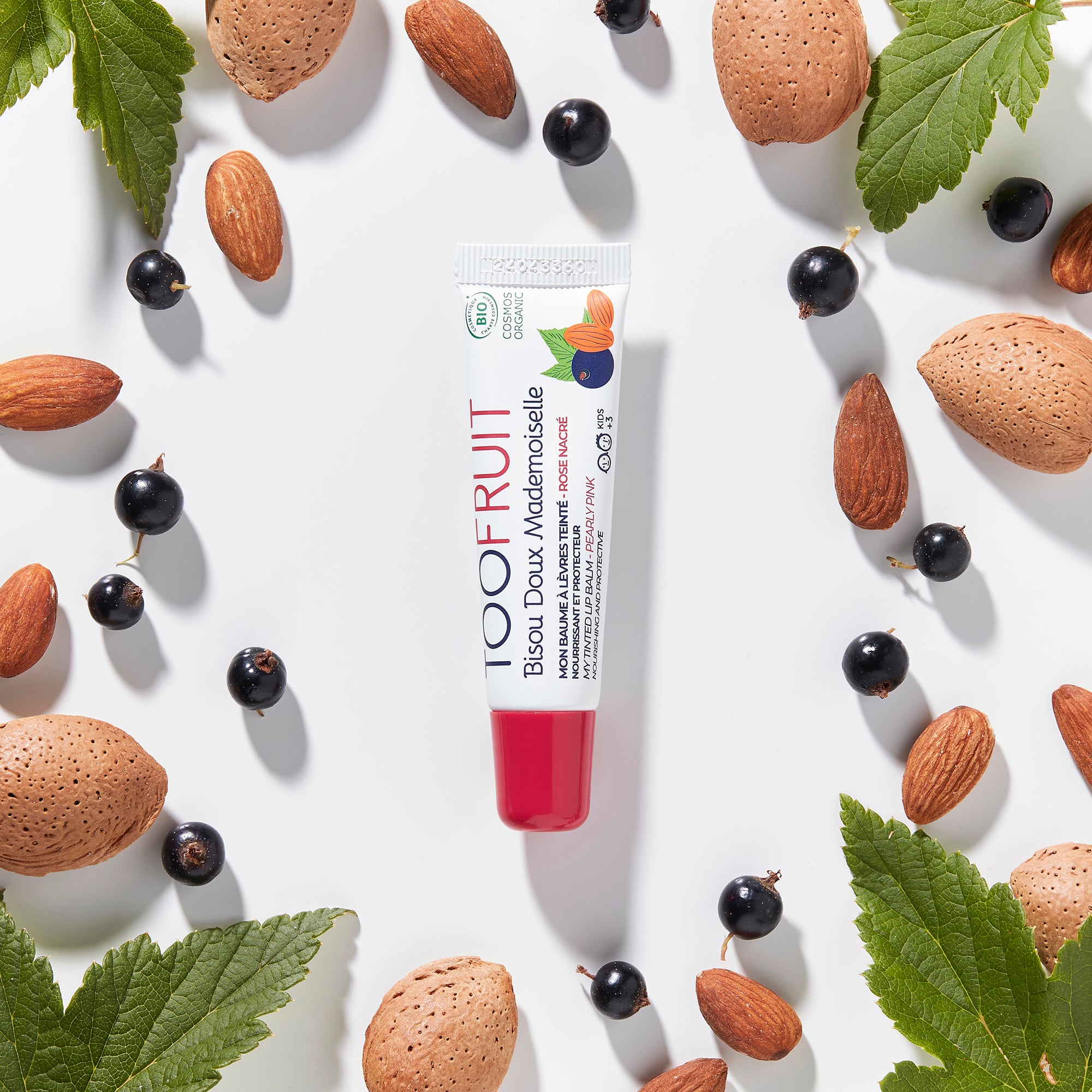 TOOFRUIT BISOU DOUX BALSAM PER BUZET ME NGJYRE - RRUSH I ZI & BAJAME 10ML
