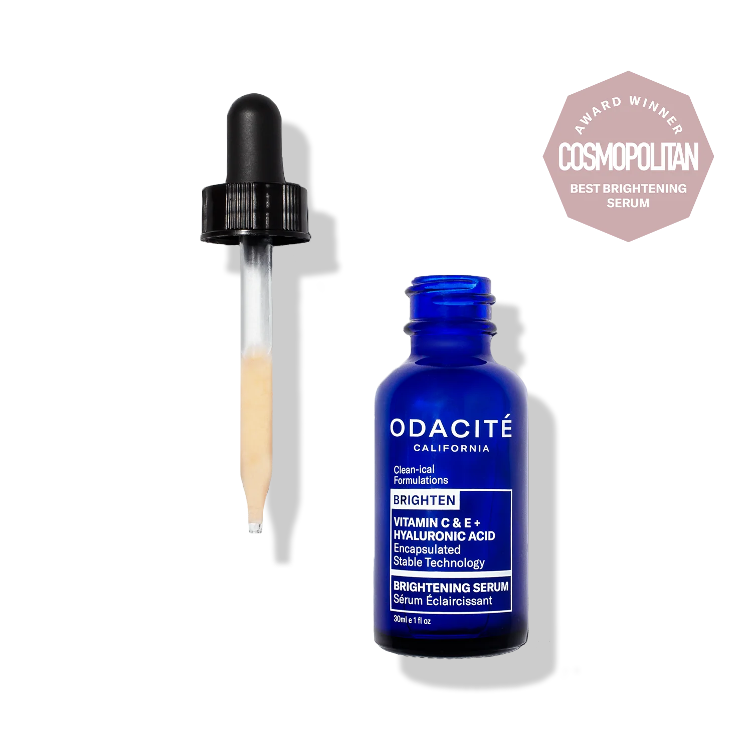Odacité serum zbardhues me Vitaminë C & E + Acid Hialuronik 30ml