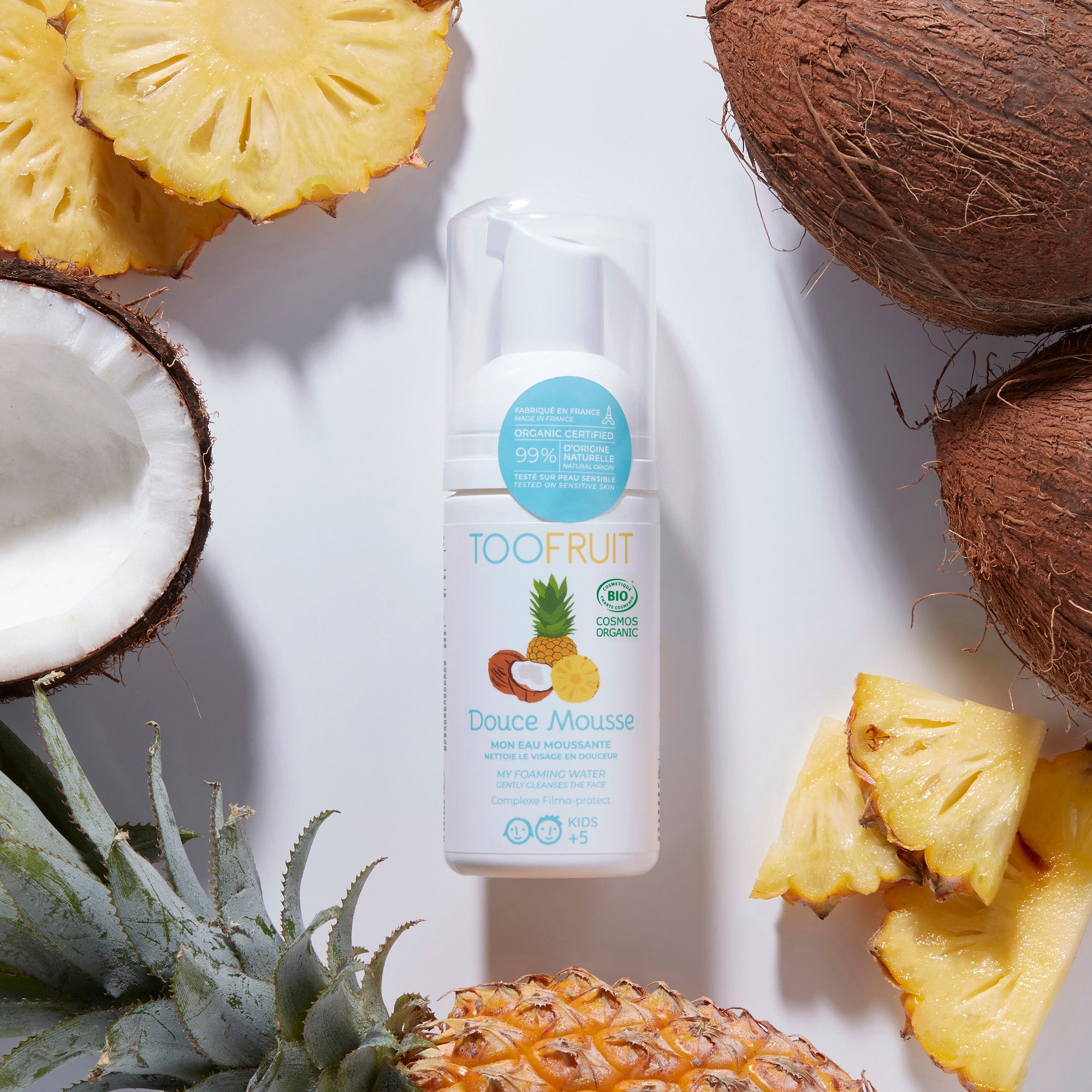 TOOFRUIT DOUCE MOUSSE LARES PER FYTYREN - ANANAS & ARRE KOKOSI 100ML