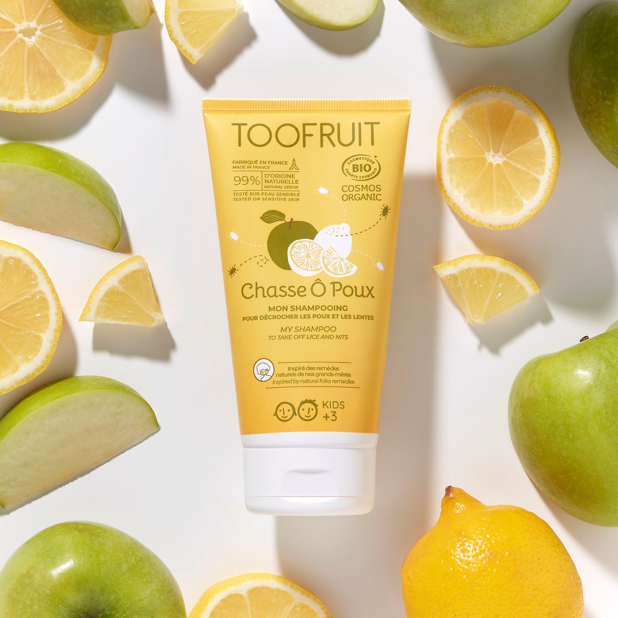 TOOFRUIT CHASSE O POUX SHAMPO KUNDER PARAZITEVE TE FLOKEVE - MOLLE & LIMON 150ML