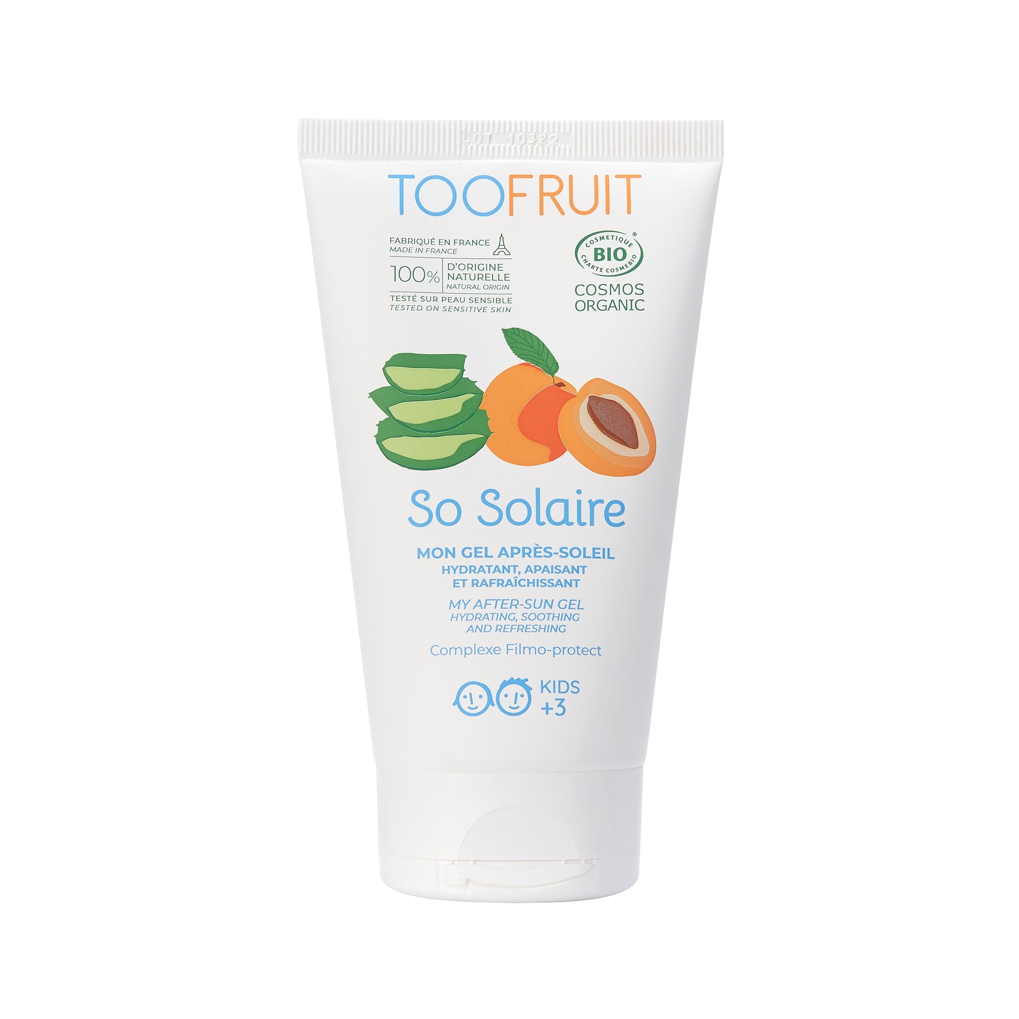 TOOFRUIT SOSOLAIRE XHEL PAS DIELLIT - KAJSI & ALOE VERA 150ML