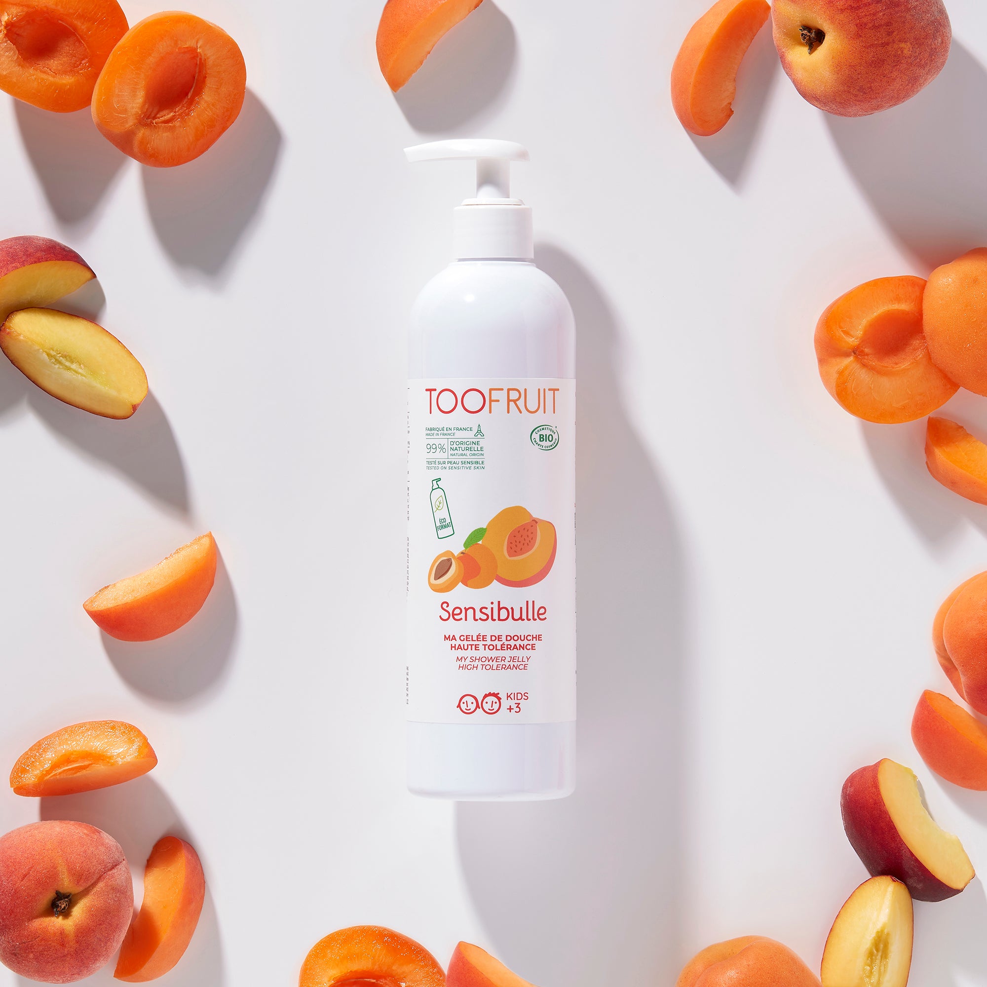 TOOFRUIT SENSIBULLE SHAMPO TRUPI - KAJSI & PJESHKE 400ML