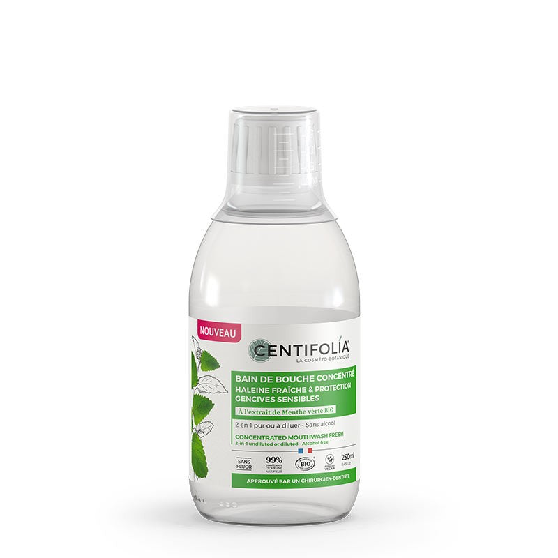 Centifolia Shpëlarës Oral i Koncentruar 2-në-1 me Mente BIO 250ml