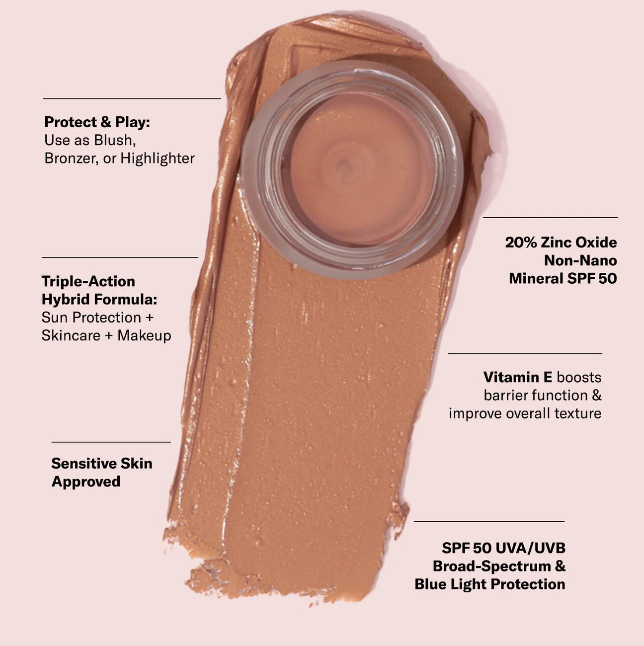 Odacité Balm me ngjyrë SPF 50 – Bronze Jolie 5ml